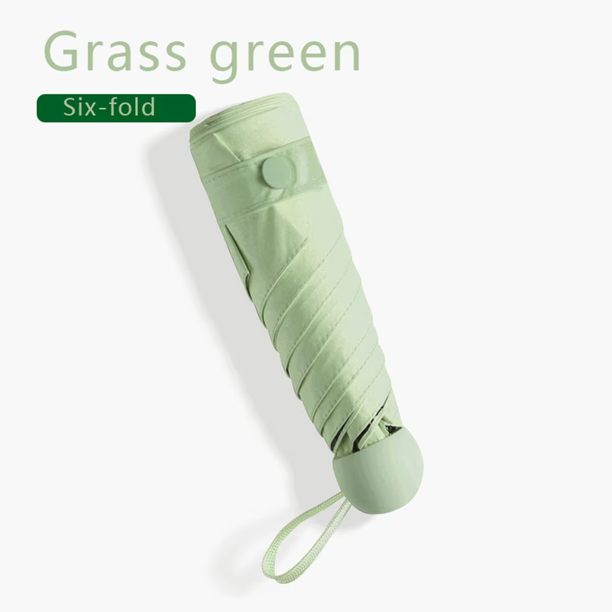 Ultralight And Compact Portable Capsule Umbrella UV Protection Umbrella Mini Five-fold Umbrella
