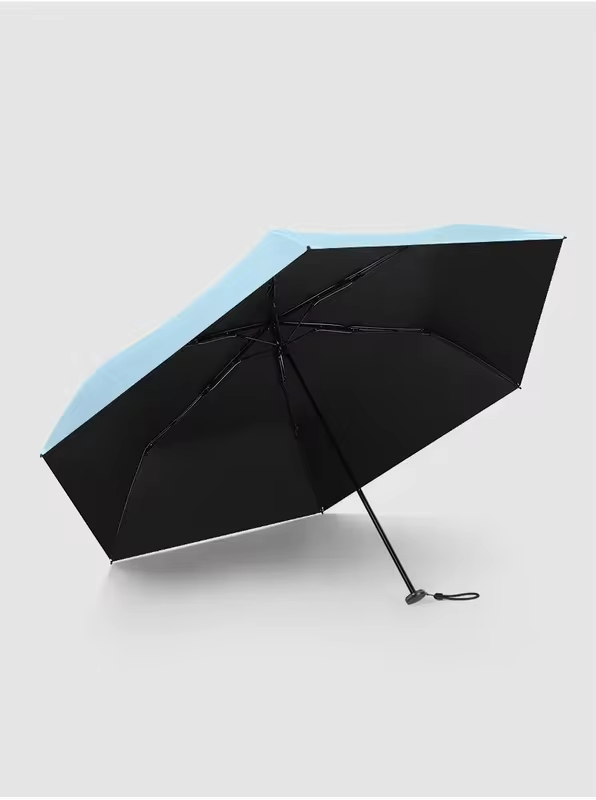 Folding Umbrella Carbon Fiber Anti UV Rain Sun Umbrella Fashionable Portable Windproof Lamp Women's and Men's Sunshade Umbrella