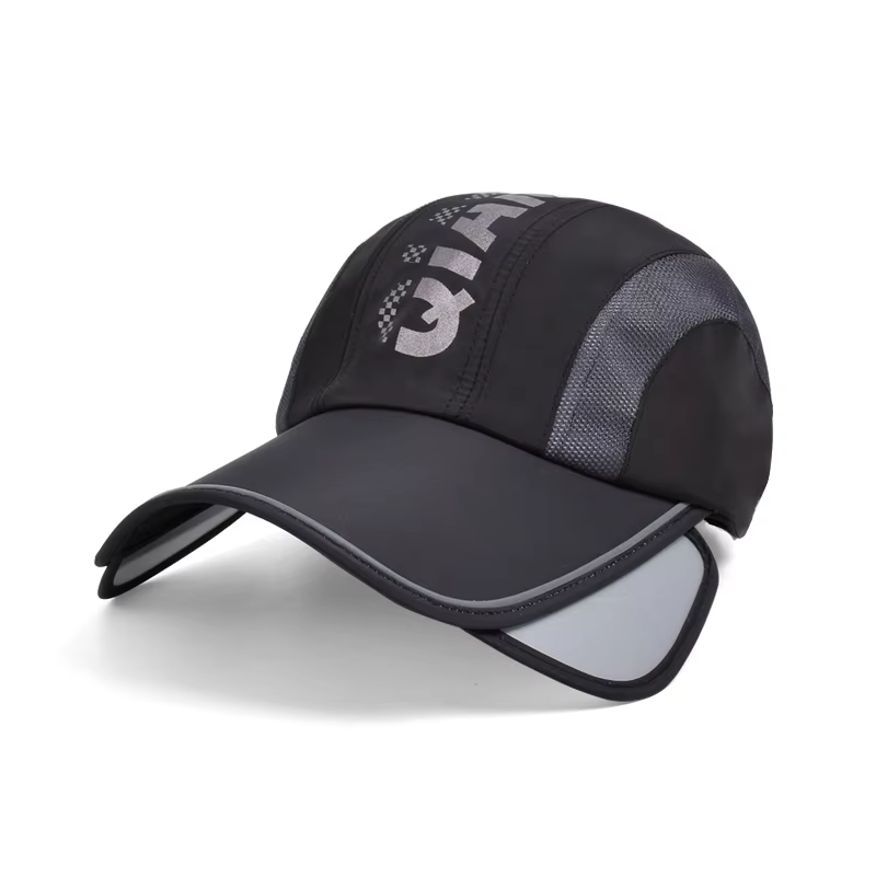 Summer protection hat women's outdoor cycling retractable large brimmed visor quick drying waterproof breathable duck tongue